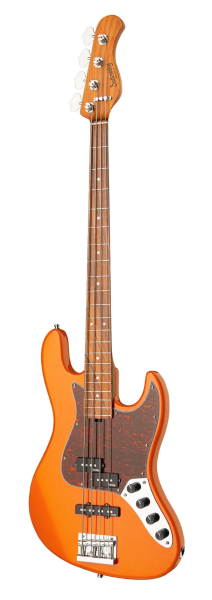 Preview: Sadowsky MetroExpress 21-Fret Hybrid P/J Bass, Morado Fingerboard, 4-String - Solid Candy Apple Orange Metallic High Polish